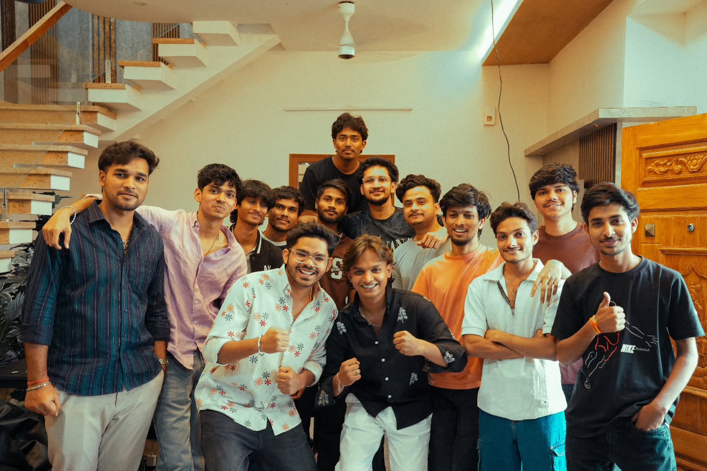 Fighters inside the FightClub residence